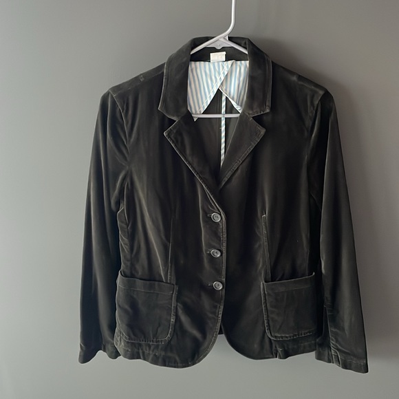 J CREW Velvet Blazer - Picture 2 of 16